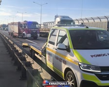 Zderzenie trzech samochodów na AOW, 29.09.2026 r.