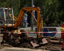 Remont torowiska na skrzyżowaniu Grabiszyńskiej i Zaporoskiej