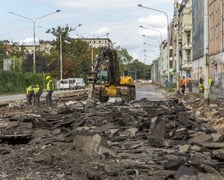Trwa wielki remont ul. Pomorskiej i pl. Staszica na Nadodrzu
