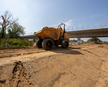 Na zdjęciu budowa Wschodniej Obwodnicy Wrocławia