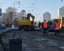 Wymiana torowiska w ul. Kochanowskiego