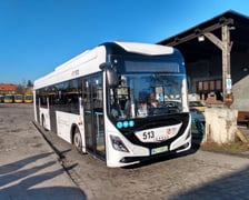 Na zdjęciu testowany autobus elektryczny marki Ikarus