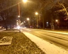 Pierwszy śnieg tej zimy we Wrocławiu