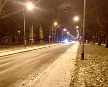 Pierwszy śnieg tej zimy we Wrocławiu