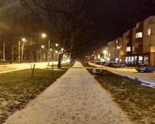 Pierwszy śnieg tej zimy we Wrocławiu