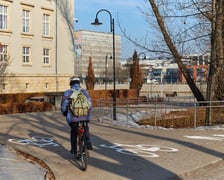 Łącznik rowerowo-pieszy pomiędzy mostem Grunwaldzkim a bulwarem Kaczyńskich