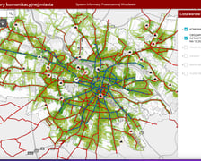 Mapa: zielony pająk Wrocławia