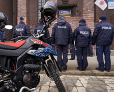 Na zdjęciu nowy policyjny motocykl
