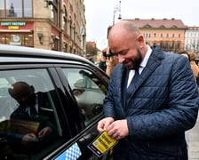 Legalna taksówka ? rusza nowa kampania we Wrocławiu. Zeskanuj kod, zanim wsiądziesz. Zdjęcia z oficjalnej konferencji prasowej
