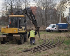 Wymiana szyn na pętli Poświętne