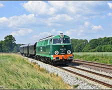 <p>Historyczny pociąg na Dolnym Śląsku</p>