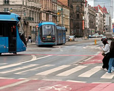 Skrzyżowanie ulic Piłsudskiego i Świdnickiej. 29 lipca rozpocznie się tu remont.