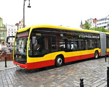 Prezentacja pierwszego elektrycznego autobusu zakupionego przez MPK Wrocław.