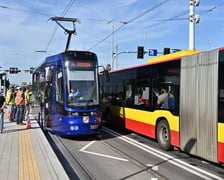 Tramwaje jeździły trasą na Nowy Dwór na razie tylko testowo.