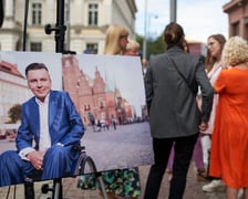 Uroczystość nadania tramwajowi im. Bartłomieja Skrzyńskiego.