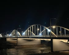 Nowe mosty Chrobrego nocą