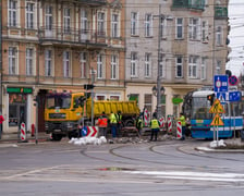 Remont torów na placu Bema, 13.01.2024