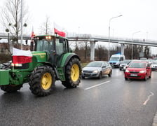 Strajk rolników - Wrocław - 12 lutego - al. Jana III Sobieskiego