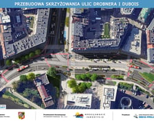 <p>Tak za dwa lata ma wyglądać węzeł przesiadkowy na Drobnera, przy skrzyżowaniu z Dubois.</p>