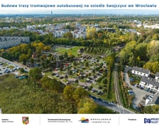 Wizualizacja trasy autobusowo-tramwajowej na Swojczyce