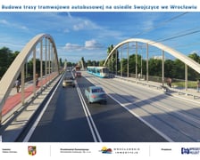 Wizualizacja trasy autobusowo-tramwajowej na Swojczyce