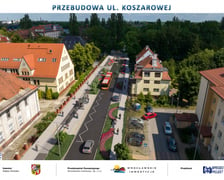 Tak ma wyglądać ul. Koszarowa po przebudowie.