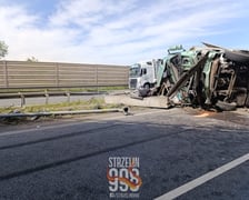 Wypadek na A4 koło Wrocławia