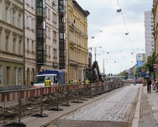 Remont torowiska na ulicy Szczytnickiej