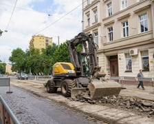 Remont torowiska na ulicy Szczytnickiej