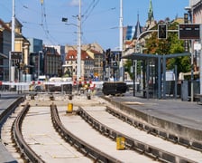 Torywolucja na ulicy Kazimierza Wielkiego. Stan prac po czterech tygodniach od rozpoczęcia remontu