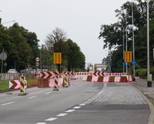 Południowy most Jagielloński zamknięty dla ruchu na czas remontu. Wdrożono zastępczą organizację ruchu. Wrocław, 4.08.2024