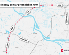 Nowy odcinkowy pomiar prędkości na AOW