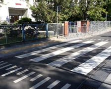 Przejście dla pieszych przy ul. Koszykarskiej