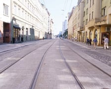 Szczytnicka po remoncie torowiska
