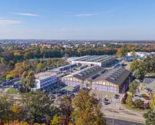Przebudowana zajezdnia Borek z lotu ptaka