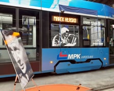 Uroczystość nadania imienia Marka Hłaski wrocławskiemu tramwajowi, 22 listopada 2024