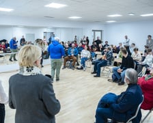 <p>Spotkanie w szkole przy Asfaltowej podsumowujące konsultacje społeczne Pakietu dla Południa</p>