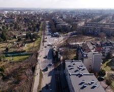 Ulica Opolska z lotu ptaka