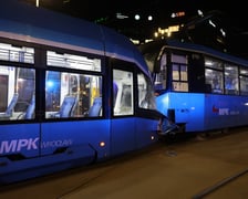 Zderzenie dwóch tramwajów na placu Dominikańskim we Wrocławiu