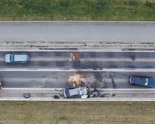 <p>Wypadek i utrudnienia w ruchu na Wschodniej Obwodnicy Wrocławia, 15.04.2025</p>