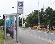 Budowa mijanki na ulicy Przyjaźni
