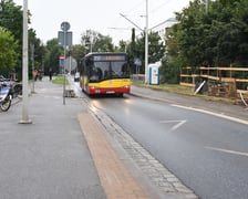 Budowa mijanki na ulicy Przyjaźni