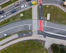 Trasa autobusowa na Jagodno z lotu ptaka