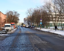 <p>Ulica Poznańska. Zdjęcie z 5 stycznia</p>