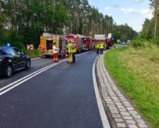 Wypadek na DK25 koło Oleśnicy