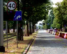 Prace na ul. Powstańców Śląskich we Wrocławiu, 15 lipca 2025