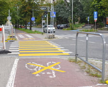<p>Remont na skrzyżowaniu ulic Powstańc&oacute;w Śląskich i Jastrzębiej we Wrocławiu. 26.07.2025</p>