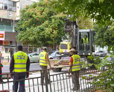 <p>Remont tor&oacute;w na skrzyżowaniu ulic Powstańc&oacute;w Śląskich z Jastrzębią, 26.07.2025</p>
