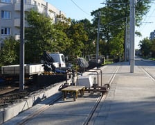 <p>Budowa mijanki na ul. Przyjaźni, stan z dnia 20 września 2025 r.</p>