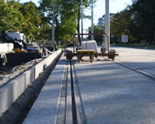 <p>Budowa mijanki na ul. Przyjaźni, stan z dnia 20 września 2025 r.</p>